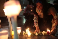 20231113. Tuxtla. La Comunidad de la Diversidad Sexual de Chiapas se manifiesta esta noche por el asesinato de Le Magistrade de Aguascalientes