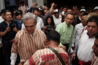 Martes 23 de febrero del 2016. Tuxtla Gutiérrez. Miguel Ángel Mancera, Jefe de Gobierno de la Ciudad de México durante su reunión con los líderes del PRD en Chiapas, este medio día en conocido hotel de la capital de este estado del sureste de México.