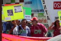Martes 3 de marzo del 2015. Tuxtla Gutiérrez. Afectados por la CFE en Chiapas toman la arteria vial donde se ubican las oficinas de esta en el centro de la ciudad.
