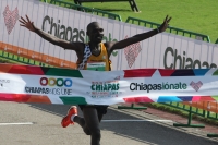 Domingo 13 de septiembre del 2015. Tuxtla Gutiérrez. El Maratón Internacional Chiapas 2015 se lleva a cabo esta mañana en las avenidas principales de la capital de este estado del sureste de México.