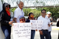 Lunes 26 de noviembre del 2018. Tuxtla Guti�rrez. Aspectos de la marcha de este medio d�a donde organizaciones sindicales protestan al final de la administraci�n sexenal en Chiapas.