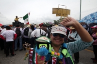 Lunes 22 de agosto del 2016. Tuxtla Gutiérrez. La manifestación del movimiento magisterial inicia con una macha del lado poniente de la capital del estado de Chiapas para que esta semana continúe con bloqueos y tomas de instalaciones de CFE, SMAPA, gasoli