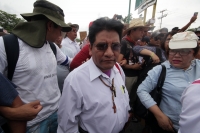 Lunes 22 de agosto del 2016. Tuxtla Gutiérrez. La manifestación del movimiento magisterial inicia con una macha del lado poniente de la capital del estado de Chiapas para que esta semana continúe con bloqueos y tomas de instalaciones de CFE, SMAPA, gasoli