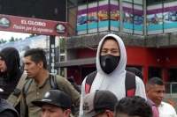 Lunes 4 de noviembre del 2019. Tuxtla Gutiérrez. Aspectos de la marcha en apoyo a los normalistas de la Escuela Rural Mactumatza Lunes 4 de noviembre del 2019. Tuxtla Gutiérrez. Aspectos de la marcha en apoyo a los normalistas de la Escuela Rural Mactumatza
