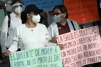 Martes 28 de julio del 2020. Tuxtla Gutiérrez. Esta mañana da inicio la jornada de protestas del Sector Salud con una marcha a favor del médico del ISSTECH preso en días pasados.