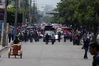 Miércoles 3 de agosto del 2016. Tuxtla Gutiérrez. La marcha del Movimiento Magisterial en Contra de la Reforma Educativa en el bulevar Ángel Albino Corzo en el oriente de la capital del estado mexicano de Chiapas donde se manifiestan maestros de las Secci