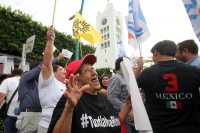 Sábado 29 de agosto del 2015. Tuxtla Gutiérrez. Paco Rojas Toledo, ex candidato a la alcaldÃa de Tuxtla durante la manifestación de esta tarde después de que el tribunal electoral local validara los comicios para el ayuntamiento de la capital de Chiapas. Sábado 29 de agosto del 2015. Tuxtla Gutiérrez. Paco Rojas Toledo, ex candidato a la alcaldÃa de Tuxtla durante la manifestación de esta tarde después de que el tribunal electoral local validara los comicios para el ayuntamiento de la capital de Chiapas.