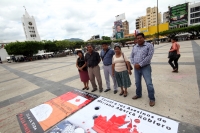 Martes 9 de septiembre del 2014. Tuxtla Gutiérrez. Familiares del luchador social Mariano Abarca asesinado por su resistencia a las mineras extranjeras en la frontera sur de México denuncian las continuas agresiones y amenazas en Chicomuselo, Chiapas.
