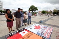 Martes 9 de septiembre del 2014. Tuxtla Gutiérrez. Familiares del luchador social Mariano Abarca asesinado por su resistencia a las mineras extranjeras en la frontera sur de México denuncian las continuas agresiones y amenazas en Chicomuselo, Chiapas.