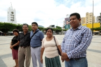 Martes 9 de septiembre del 2014. Tuxtla Gutiérrez. Familiares del luchador social Mariano Abarca asesinado por su resistencia a las mineras extranjeras en la frontera sur de México denuncian las continuas agresiones y amenazas en Chicomuselo, Chiapas.