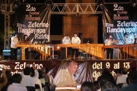 Foto/AEG. Jueves 10 de febrero. Aspecto de la inauguración del Segundo Festival de Marimba Zeferino Nandayapa  que se realiza en la ciudad de Chiapa de Corzo.