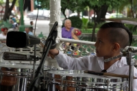Lunes 12 de septiembre del 2016. Tuxtla Gutiérrez. La verbena popular adelanta al medio día durante los festejos de los 23 años de la inauguración del parque de la marimba