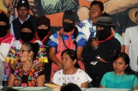 Domingo 28 de mayo del 2017. San Cristóbal de las Casas. Marichui Patricio representa al Concejo de Gobierno Indígena como vocera y es elegida en la asamblea para representar al Congreso Nacional Indígena y al EZLN en las próximas elecciones a la presiden