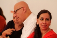 Viernes 11 de octubre del 2013. Tuxtla Gutiérrez. Dante Delgado Acompaña a María Elena Orantes y a Emilia González durante la inauguración del edificio de esta organización política en la capital de Chiapas.