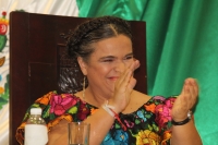 Jueves 25 de agosto. Beatriz Paredes recibe la medalla Rosario Castellanos 2011.