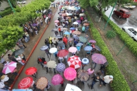 Jueves 24 de octubre del 2013. Tuxtla Gutiérrez. Este medio día da inicio la mega marcha magisterial desde el crucero de la Pochota hacia el centro de esta ciudad.