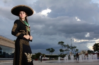 La Mejicana 2013. Gwenndy Sánchez de la Agencia de Modelos de Sofía Aquino. Parque Morelos-Bicentenario.