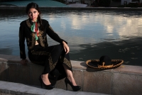 La Mejicana 2013. Gwenndy Sánchez de la Agencia de Modelos de Sofía Aquino. Parque Morelos-Bicentenario.