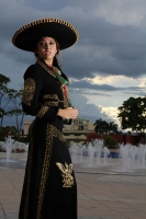La Mejicana 2013. Gwenndy Sánchez de la Agencia de Modelos de Sofía Aquino. Parque Morelos-Bicentenario.