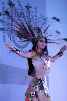 Sábado 24 de febrero del 2018. Tuxtla Gutiérrez. Las bellezas mexicanas se presentan durante el Concurso Mesoamericano 2018 que se lleva a cabo esta noche en la capital del estado de Chiapas.
