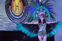 Sábado 24 de febrero del 2018. Tuxtla Gutiérrez. Las bellezas mexicanas se presentan durante el Concurso Mesoamericano 2018 que se lleva a cabo esta noche en la capital del estado de Chiapas.
