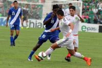 Sábado 30 de mayo del 2015. Tuxtla Gutiérrez. Aspecto del partido amistoso entre la selección nacional de México y Guatemala.