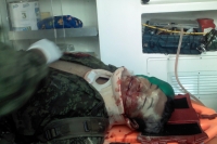 Foto: Nehemías López. Sábado 25 de febrero del 2012. Fallece militar en accidente.