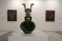 Jueves 10 de noviembre del 2016. Tuxtla Gutiérrez. De la exposición Cerámica Contemporánea en Chiapas coordinada por el maestro Millan y expuesta en el  CCJS