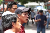 Lunes 6 de julio del 2020. Tuxtla Gutiérrez. Una fuerte discusión entre vendedores ambulantes provocó lesiones menores a algunos de los involucrados, este medio día en pleno centro de la ciudad.