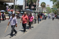 Jueves 9 de abril del 0215. Tuxtla Gutiérrez. La organización MOCRI CNPA EZ marcha esta tarde conmemorando un aniversario de Emiliano Zapata.