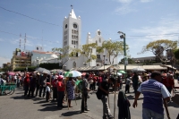 Martes 17 de febrero del 2015. Tuxtla Gutiérrez. Habitantes de las colonias controladas por el MOCRI en la capital del estado de Chiapas, marchan este medio día en las principales avenidas de esta ciudad para exigir regularización de los predios y asentam