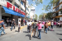 Lunes 26 de febrero del 2018. Tuxtla Gutiérrez. Militantes del MOCRI-EZ marchan nuevamente en las calles de la ciudad