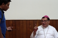 Domingo 14 de julio del 2019. Tuxtla Gutiérrez. Monseñor Fabio Martínez Castilla, Arzobispo de Tuxtla habla sobre el incremento de la inseguridad en la ciudad