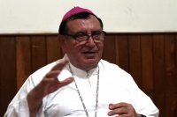 Domingo 14 de julio del 2019. Tuxtla Gutiérrez. Monseñor Fabio Martínez Castilla, Arzobispo de Tuxtla habla sobre el incremento de la inseguridad en la ciudad