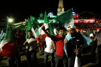 Jueves 15 de septiembre del 2016. Tuxtla Gutiérrez. La verbena popular del aniversario conmemorativo de la vida independiente de México en el Parque Morelos-Bicentenario