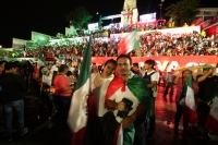 Jueves 15 de septiembre del 2016. Tuxtla Gutiérrez. La verbena popular del aniversario conmemorativo de la vida independiente de México en el Parque Morelos-Bicentenario