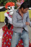 Sábado25 de octubre del 2014. Tuxtla Gutiérrez. El primer Festival de la Muerte de los Mercados se lleva a cabo esta noche en el Centro Cultural Jaime Sabines de la capital del estado de Chiapas.