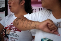 20230519. Tuxtla. Las madres de las mujeres asesinadas en Chiapas continuan protestando.