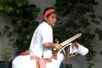 Septiembre del 2014. Tuxtla Gutiérrez. Durante el evento Chiapas Multicultural se reúnen representantes de los grupos indígenas tradicionales en una muestra de danzas y ceremonias de los pueblos originales de Chiapas.