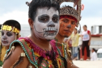 Septiembre del 2014. Tuxtla Gutiérrez. Durante el evento Chiapas Multicultural se reúnen representantes de los grupos indígenas tradicionales en una muestra de danzas y ceremonias de los pueblos originales de Chiapas.