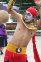 Septiembre del 2014. Tuxtla Gutiérrez. Durante el evento Chiapas Multicultural se reúnen representantes de los grupos indígenas tradicionales en una muestra de danzas y ceremonias de los pueblos originales de Chiapas.