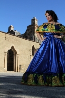 Viernes 10 de enero del 2014. Chiapa de Corzo. La Chiapaneca. Las bellas mujeres de Chiapa de Corzo visten con coquetería y pundonor el que es considerado uno de los trajes tradicionales más bellos de México.