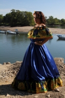 Viernes 10 de enero del 2014. Chiapa de Corzo. La Chiapaneca. Las bellas mujeres de Chiapa de Corzo visten con coquetería y pundonor el que es considerado uno de los trajes tradicionales más bellos de México.