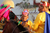 Sábado 8 de agosto del 2015. Chiapa de Corzo. Los Alférez y Naguares recorren las calles de la comunidad ribereña y culminan en recorrido en la representación de las batallas y luchas de las comunidades indígenas de la depresión central de Chiapas durante