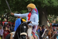 Sábado 8 de agosto del 2015. Chiapa de Corzo. Los Alférez y Naguares recorren las calles de la comunidad ribereña y culminan en recorrido en la representación de las batallas y luchas de las comunidades indígenas de la depresión central de Chiapas durante