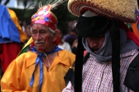 Lunes 8 de agosto del 2016. Chiapa de Corzo. Durante las celebraciones patronales de Santo Domingo se realiza el recorrido de Alférez y Naguares en el antiguo camposanto de la comunidad de Chiapa de Corzo quienes durante la tarde cabalgan en grupos golpea