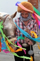 Jueves 8 de agosto del 2019. Chiapa de Corzo. El recorrido de Los Alférez y Naguares durante el recorrido durante las celebraciones patronales de Santo Domingo.