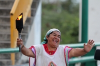 Domingo 11 de diciembre del 2016. Chiapa de Corzo. Los peregrinos recorren las carreteras chiapanecas para visitar las diferentes ermitas para venerar a la virgen de Guadalupe