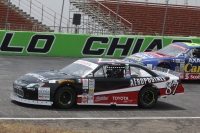 Sábado 12 de abril del 2014. Tuxtla Gutiérrez. La prueba de salida de la tercera carrera de la temporada de la Nascar México 2014 en el Ovalo Chiapas ubicado en las cercanías de la capital de este estado del sureste de México.