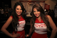 Viernes 25 de octubre del 2013. Tuxtla Gutiérrez. Las bellezas internacionales se dan cita en esta ciudad en la víspera del Serial Nascar 2013.